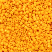 Miyuki beads delica's 11/0 Duracoat Opaque Dyed Light Squash Yellow DB-2103