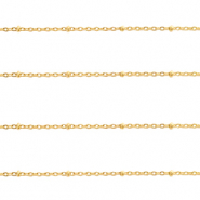 Stainless Steel findings belcher chain 1.4mm Gold