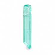 Natural stone charms Quartz Ocean Green Opal