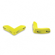 Tile beads arrow Yellow