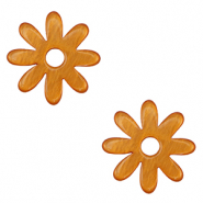 Polaris Lucido pendants flower Carrot Orange