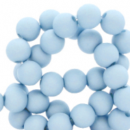 6 mm acrylic beads Carolina Blue