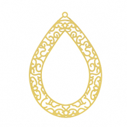 Stainless steel charms bohemian drop Gold