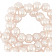 Glass pearls 4mm Sand beige