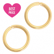 Stainless steel findings jump ring 3mm Gold