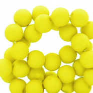 4 mm acrylic beads Neon Yellow
