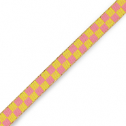 Ribbon text cubes Pink-Green