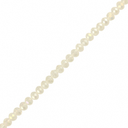 Top faceted beads 3x2mm disc Transparent