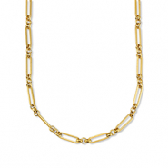 Stainless steel necklaces chain link Gold