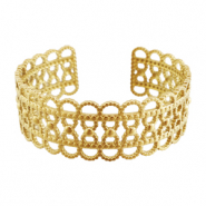 Stainless steel bracelets bangle Gold