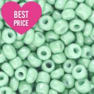 Glass seed beads 12/0 (2mm) Spring Bud Green