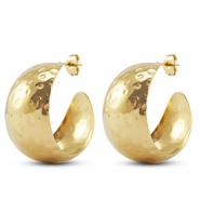 Stainless steel earrings / earpins Gold