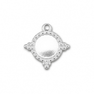 BY31&reg; Stainless steel charms with setting for SS20 flat back Silver