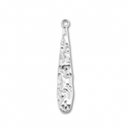 Stainless steel charms drop Silver