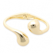 Metal bracelets drop Gold