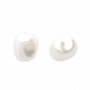 Imitation freshwater pearls nugget White
