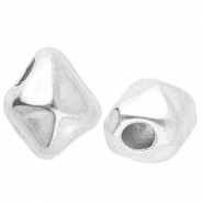 Stainless steel beads irregular Silver