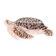 Hair accessories hair claw turtle Pearl Shine Brown-Black-White