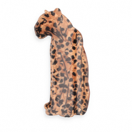 Hair accessories hair claw leopard Pearl Shine Brown-Black