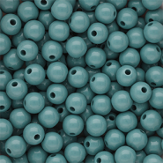 10 mm DQ acrylic beads shiny Cameo Blue 15-4414 TCX