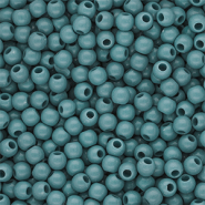 4 mm DQ acrylic beads shiny Cameo Blue 15-4414 TCX