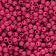 4 mm DQ acrylic beads shiny Rose Violet 17-2624 TCX