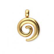 BY31&reg; Stainless steel charms spiral Gold