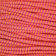 Coloured elastic cord 2.3mm Dark Pink-Orange
