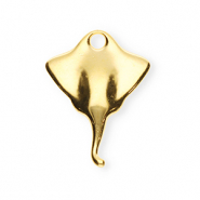 DQ European metal charms stingray Gold (Nickelfree)