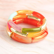 Inspirational Sets Ideas for designing bracelets with acrylic tube beads