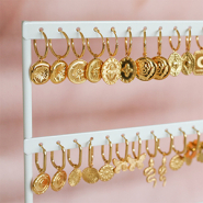 Inspirational Sets Assorted contemporay jewellery earrings with symbols