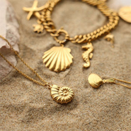NEW Brand new! Stainless steel charms sealife