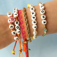 Inspirational Sets Create personal jewellery with ceramic letter beads