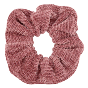 Scrunchie corduroy hair tie Vintage Aubergine Red