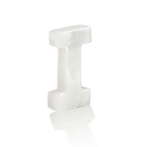 Shell pendants specials letter I White (natural colour)