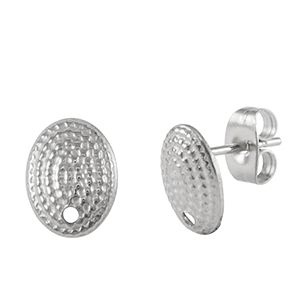 Stainless steel earrings Silver