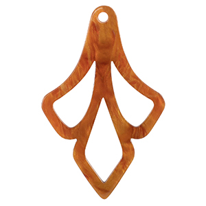 Resin pendants Topaz Brown