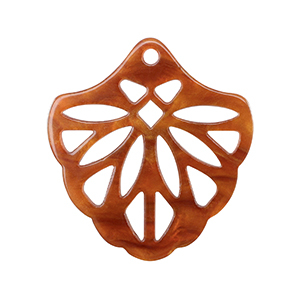 Resin pendants Topaz Brown