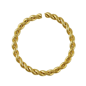 Stainless steel findings jump ring Gold
