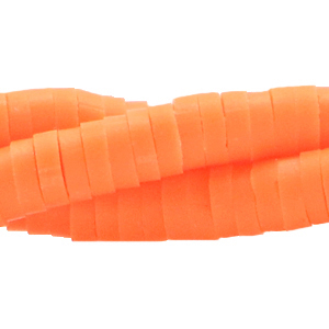 Katsuki beads 4mm Neon Orange