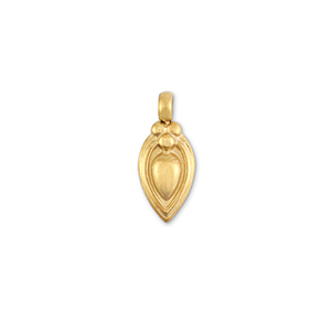 Stainless steel charms drop Gold
