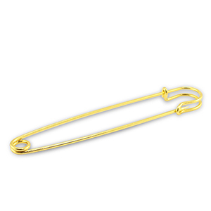 Metal findings ornamental pin Gold