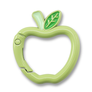 Colourful jewellery findings key chain apple Mint Green-Green