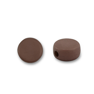 Acrylic beads disc Anthracite