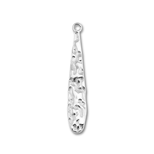 Stainless steel charms drop Silver