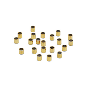 Stainless steel beads crimp bead tube 2mm Gold
