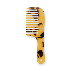 Statement charms comb Brown-Black