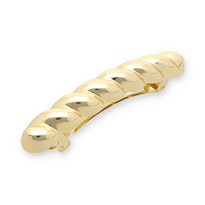 Hair accessories hair clip twisted Gold