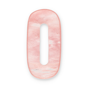 Natural stone charms Agate oval Coral-Transparent