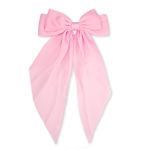 Hair accessories hair clip with bow Pink